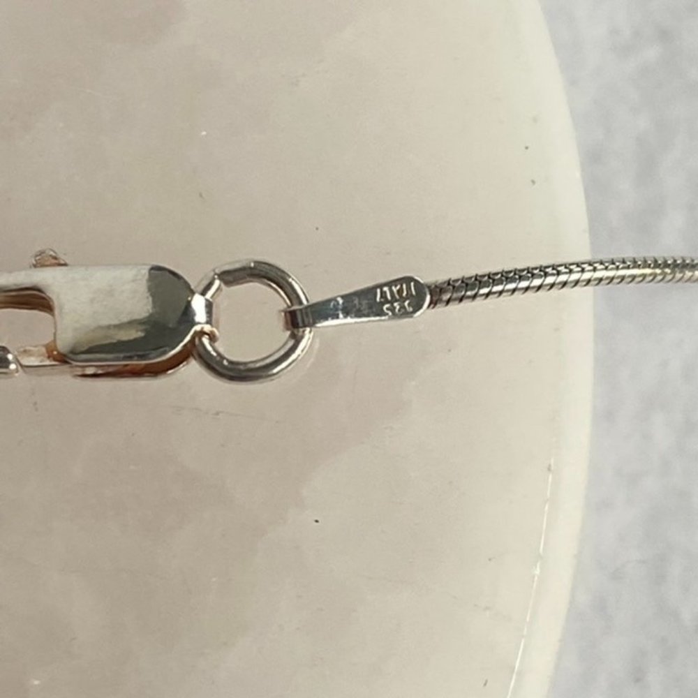 Sterling Silver Inlay Turquoise Teardrop Pendant n - Picture 11 of 14